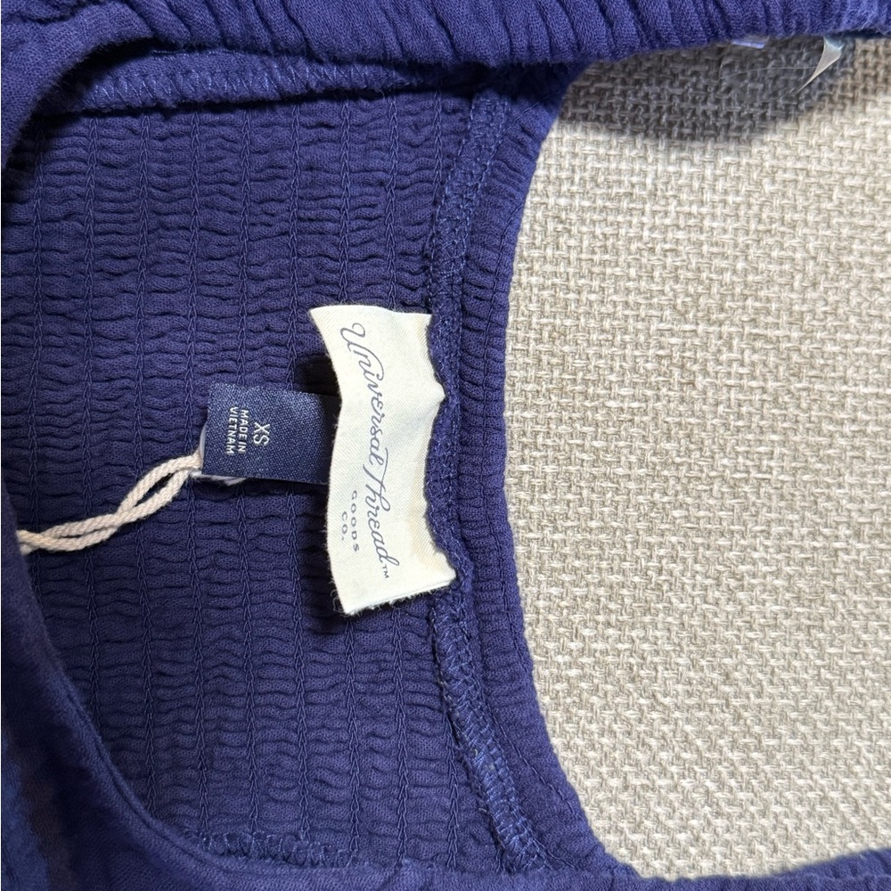 Universal Thread Deep Blue Textured Maxi Dress - image 4